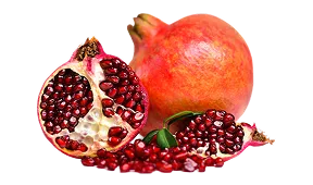 Fresh Dalim Ripe pomegranate fruit